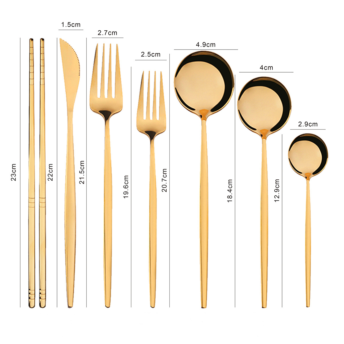 matte flatware